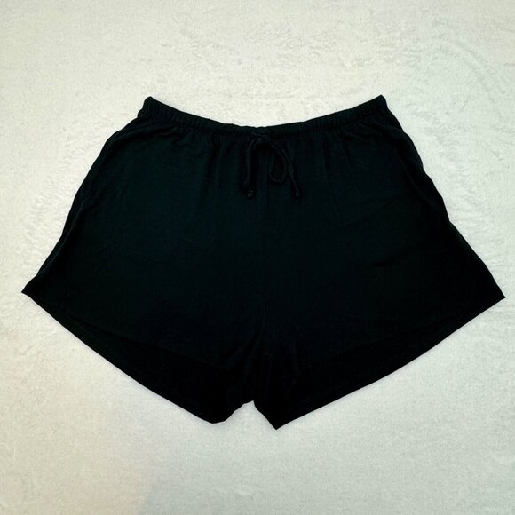 MeUndies Pants - MeUndies Modal Shorts Elastic Drawstring Waistband Women L Black